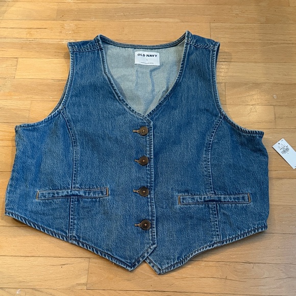 Old Navy Jackets & Blazers - Old Navy Denim Vest in Blue
